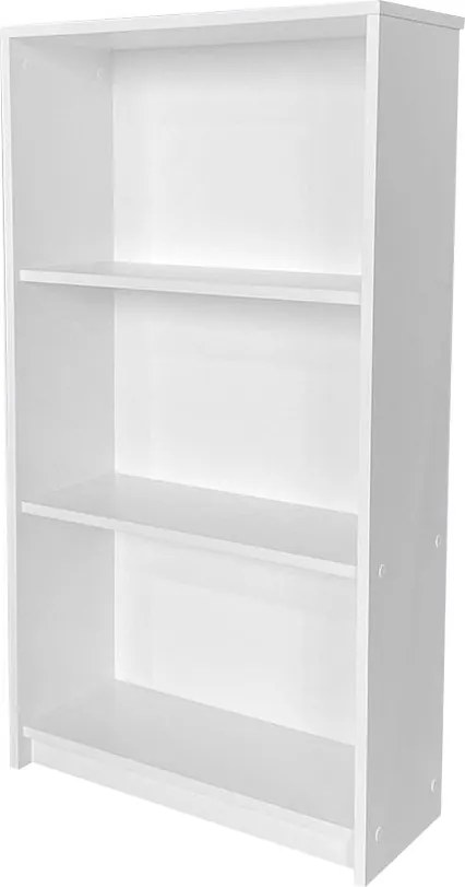 Estante “Milla” — 58x23x106 cm — Design Moderno em Branco com Pratelei