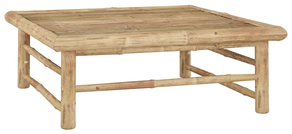 Mesa de jardim 65 x 65 x 30 cm bambu