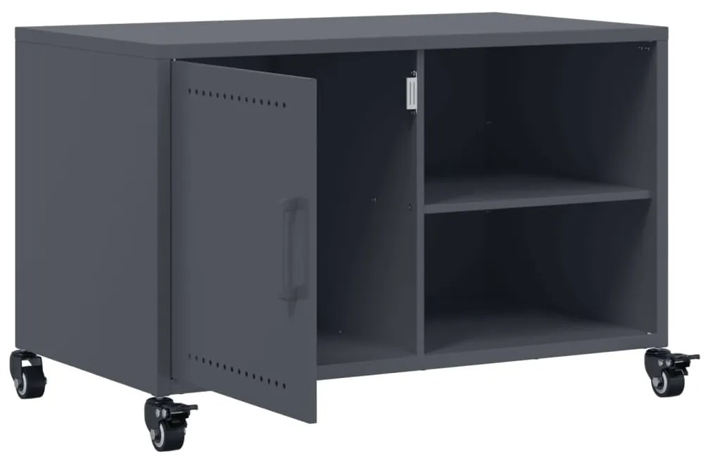 Móvel de TV 68x39x43,5 cm aço antracite