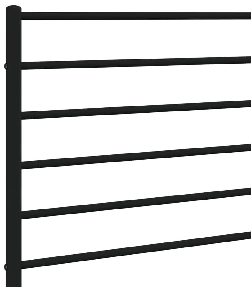 Cabeceira de cama 160 cm metal preto