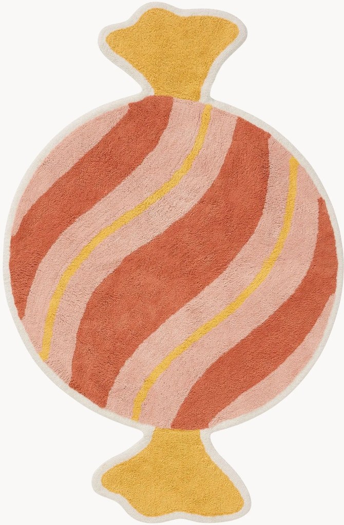 Tapete lavável tufado à mão para crianças Caramelle