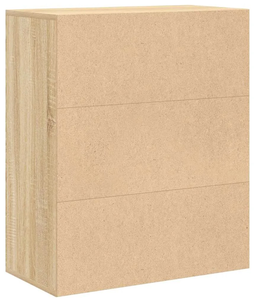 Estante cor carvalho 60x30x71,5 cm derivados de madeira