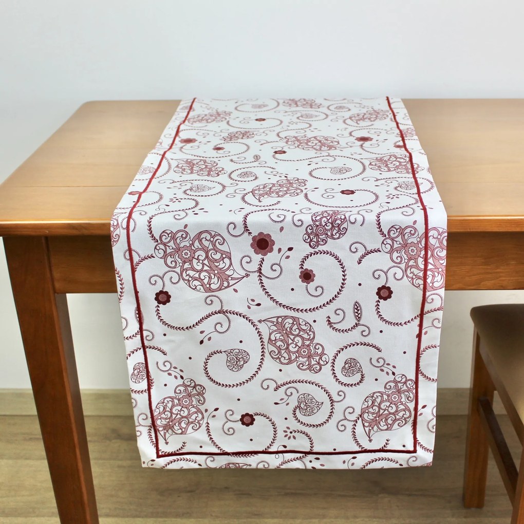 Individual Guardanapo e Caminho de Mesa Viana Red Rolinho