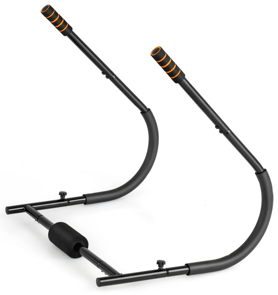 Treinador abdominal com apoio de cabeça acolchoado, dobrável, AB Trainer, Treinador de músculos abdominais, dispositivo de treinamento abdominal - cinza