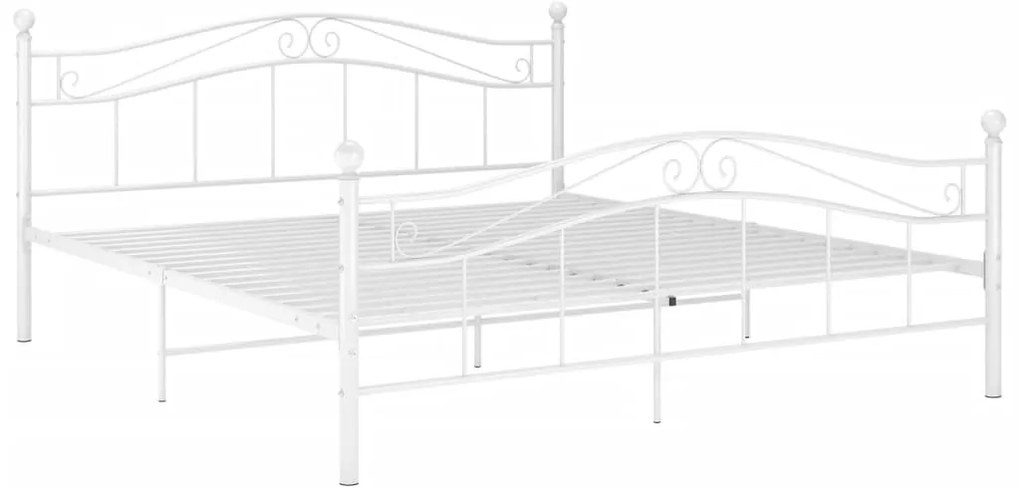 Estrutura de cama metal 200x200 cm branco