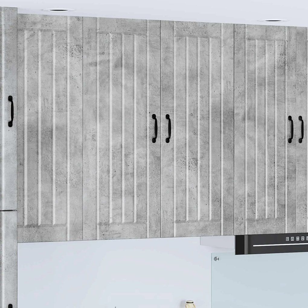 vidaXL Armário de Cozinha Cinzento 80 x 31 x 100 cm Madeira processada