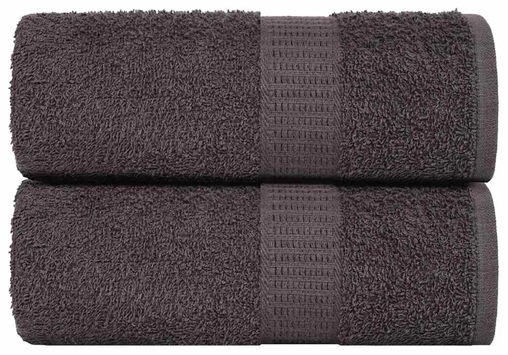 vidaXL Panos 2 pcs FROGN 15x21 cm 100% algodão antracite