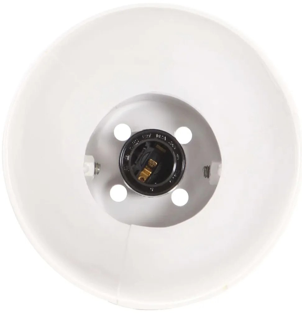 Candeeiro de parede industrial 45x25 cm E27 branco