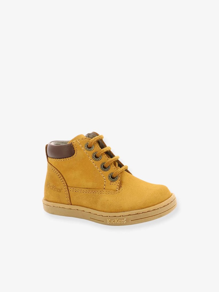 Agora -30%: Botinhas em pele, Tackland 785323-30 da KICKERS®, para criança bege