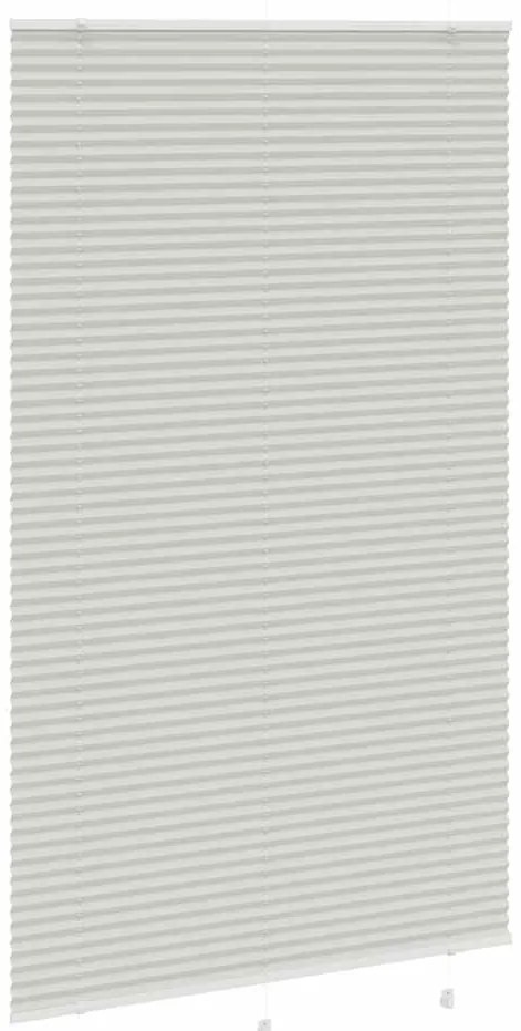 Plissado Cego Cinzento Luz 120x200 cm Largura Tecido 119,4cm