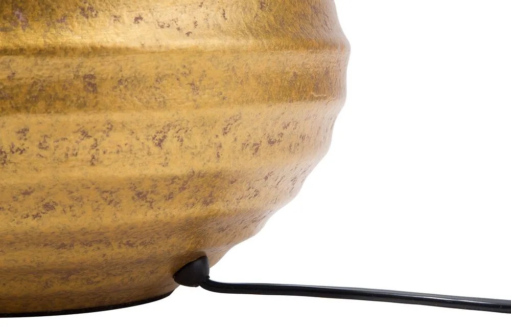 Candeeiro de mesa dourado 42 cm KUBAN Beliani