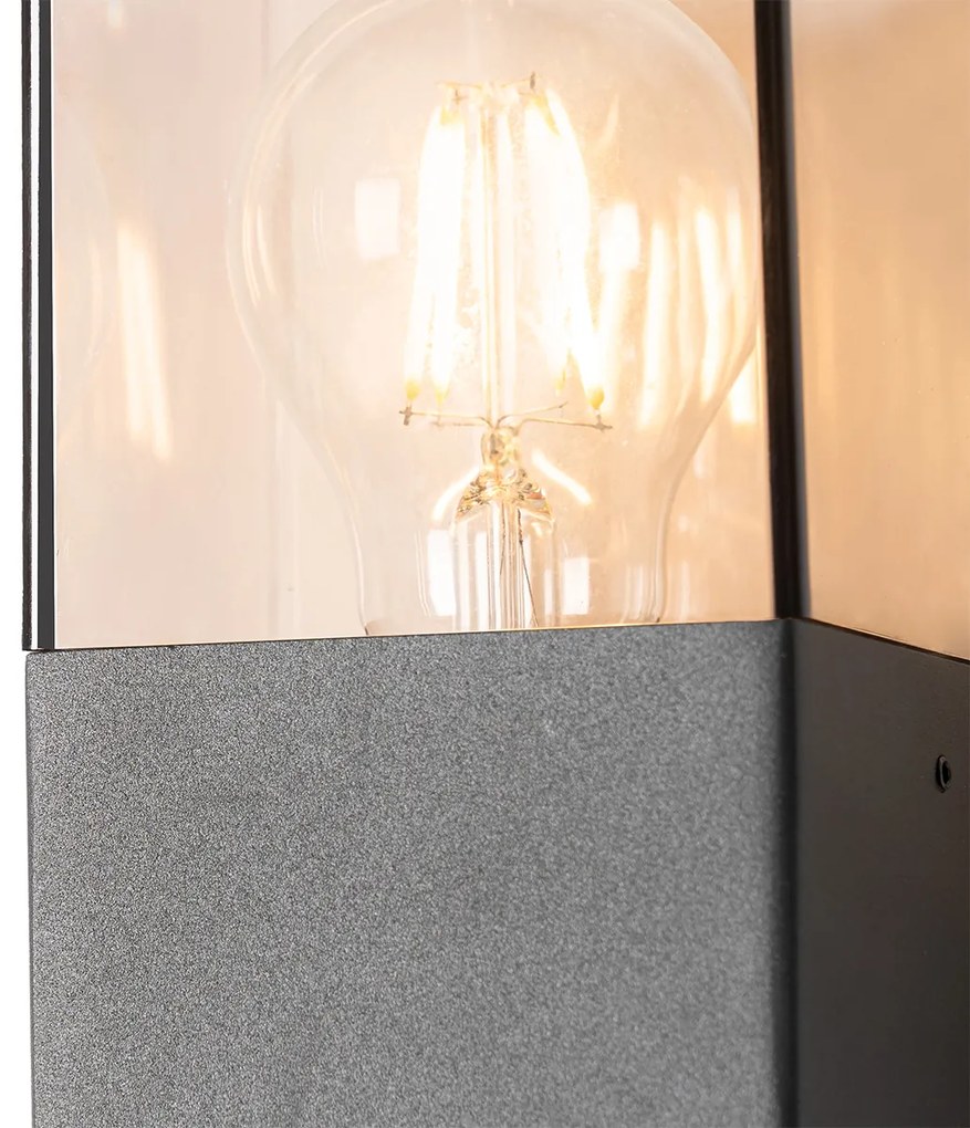 LED Candeeiro de parede exterior inteligente moderno antracite IP44 com Wi-Fi P45 - Denmark Moderno