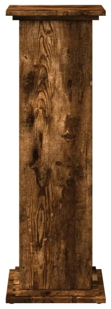 Suporte expositor c/ arrumação deriv. madeira carvalho fumado