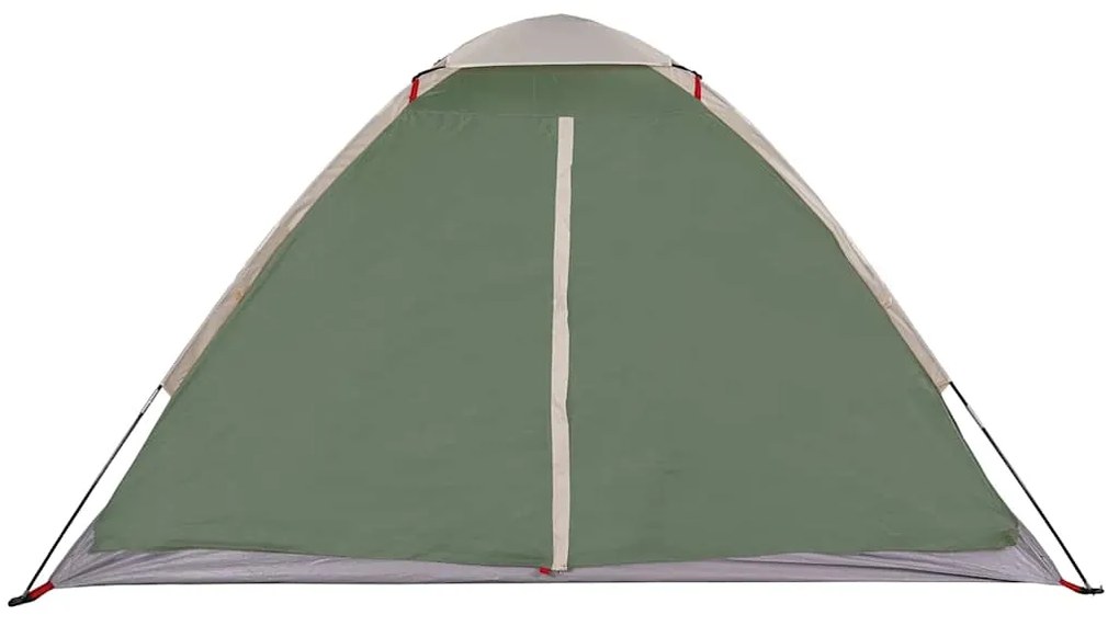 Tenda de campismo cúpula para 2 pessoas impermeável verde
