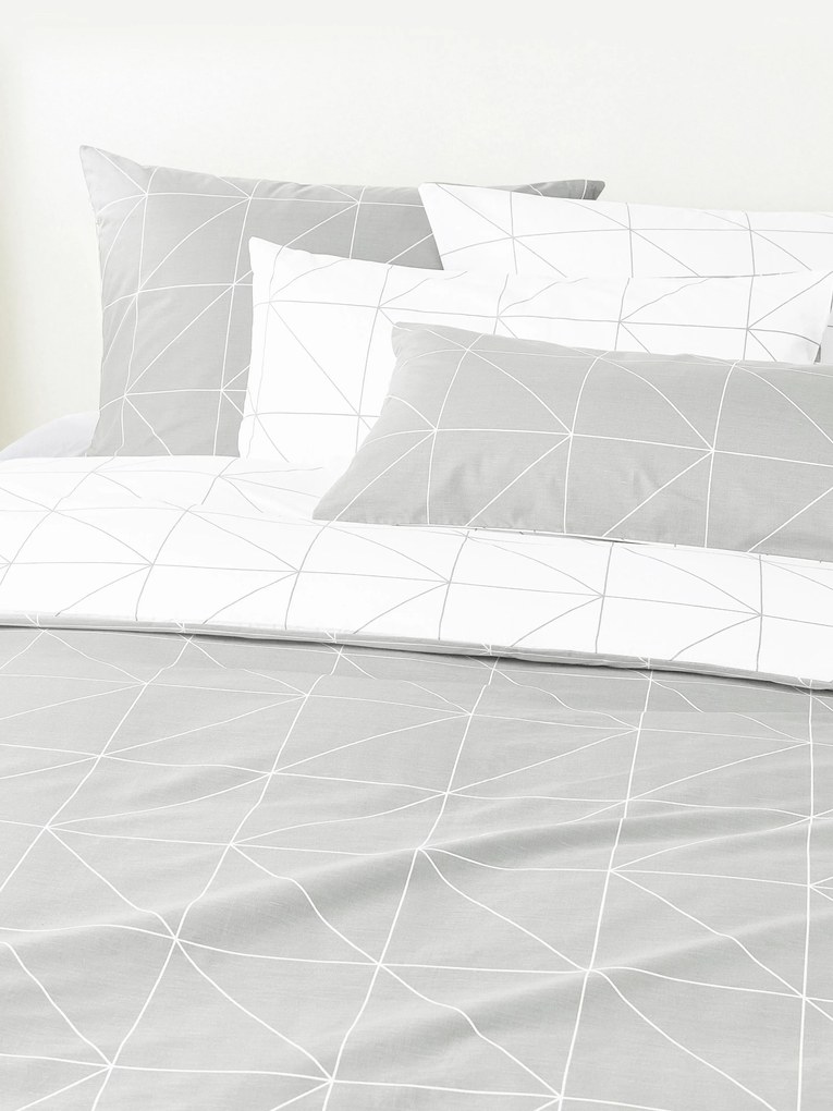 Capa de edredão em algodão com padrão Marla