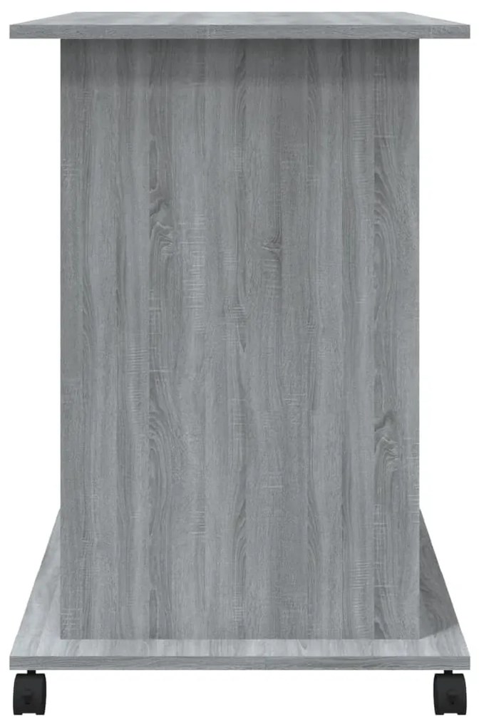 Mesa computador 80x50x75 cm derivados madeira sonoma cinza