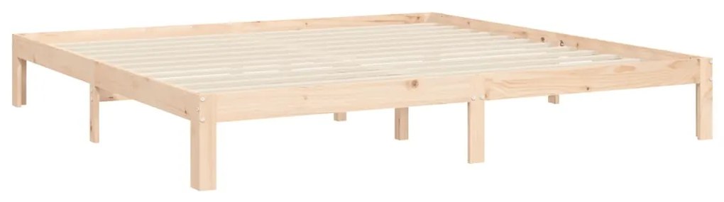 Cama sem colchão 160x200 cm madeira de pinho maciça