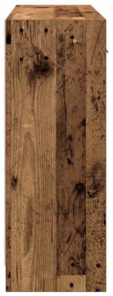 Aparador 91x28x75 cm derivados de madeira madeira velha