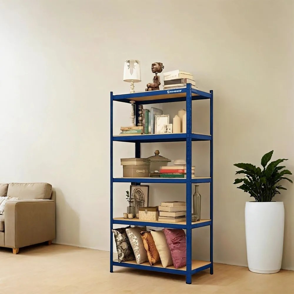 Estante para cargas pesadas150 x 75 x 30 cm 650 kg Azul
