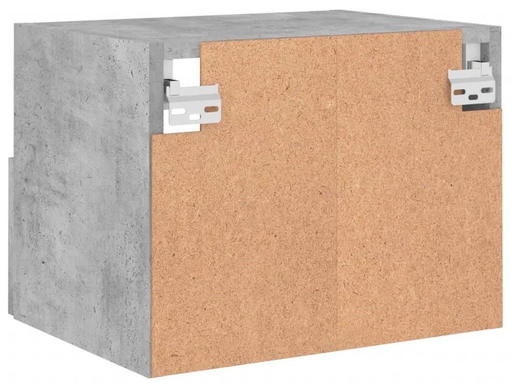 Móveis parede TV 2 pcs 40x30x30 cm deriv. madeira cinza cimento
