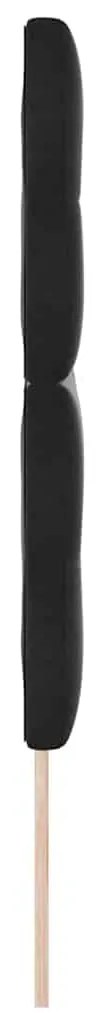 Cabeceira LED vidaXL Preto 72 cm Veludo