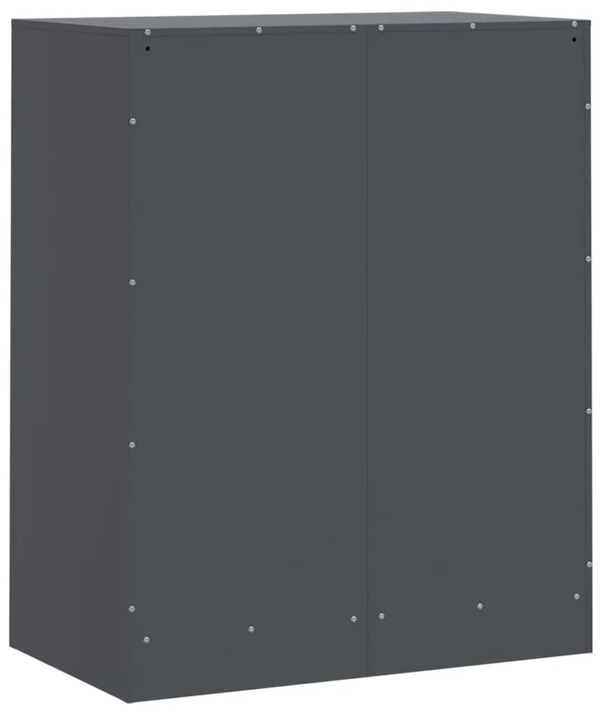 Aparador 67x39x83 cm aço antracite
