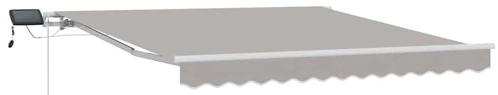 Toldo Cinza Claro Cinzento-claro 300 x 250 cm Cinzento-claro