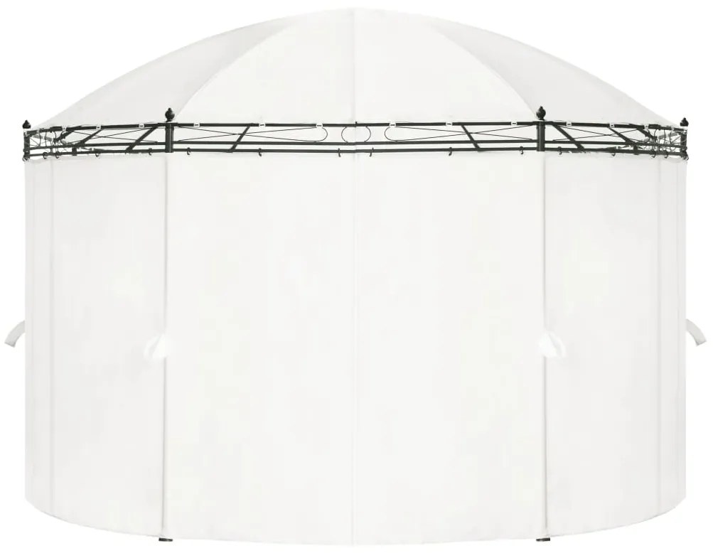 Gazebo branco-nata 530 x 350 x 265 cm