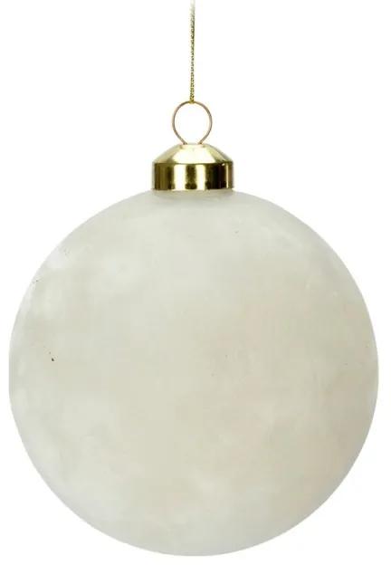 Bola De Natal Baltasar 3 Cores Branco