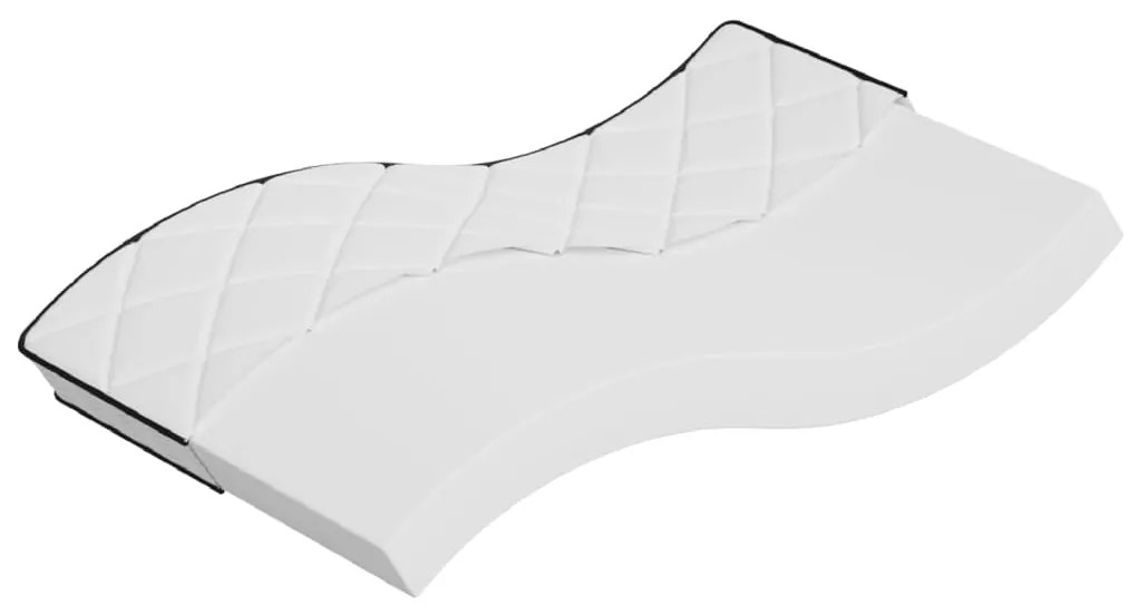 vidaXL Colchão de espuma médio suave 120x200 cm