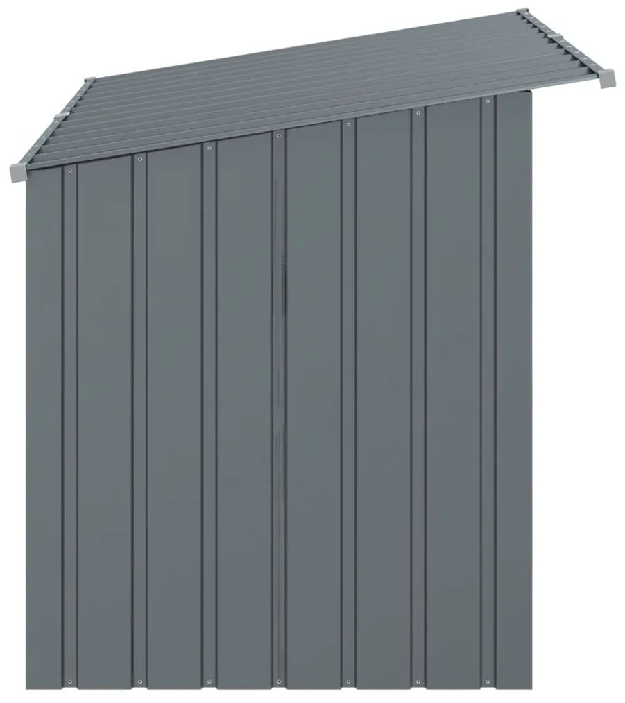 Casota para cães com telhado aço galvanizado antracite