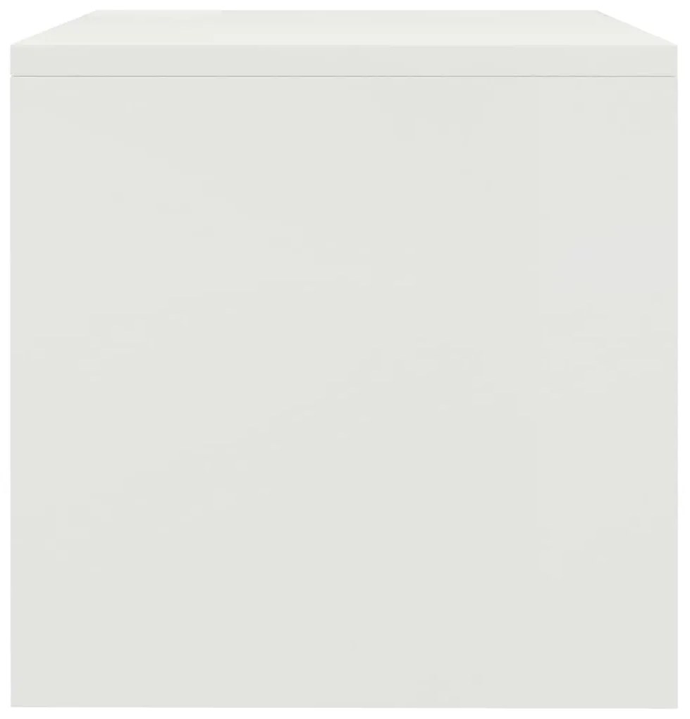 Mesa-de-cabeceira 40x30x30 cm aglomerado branco