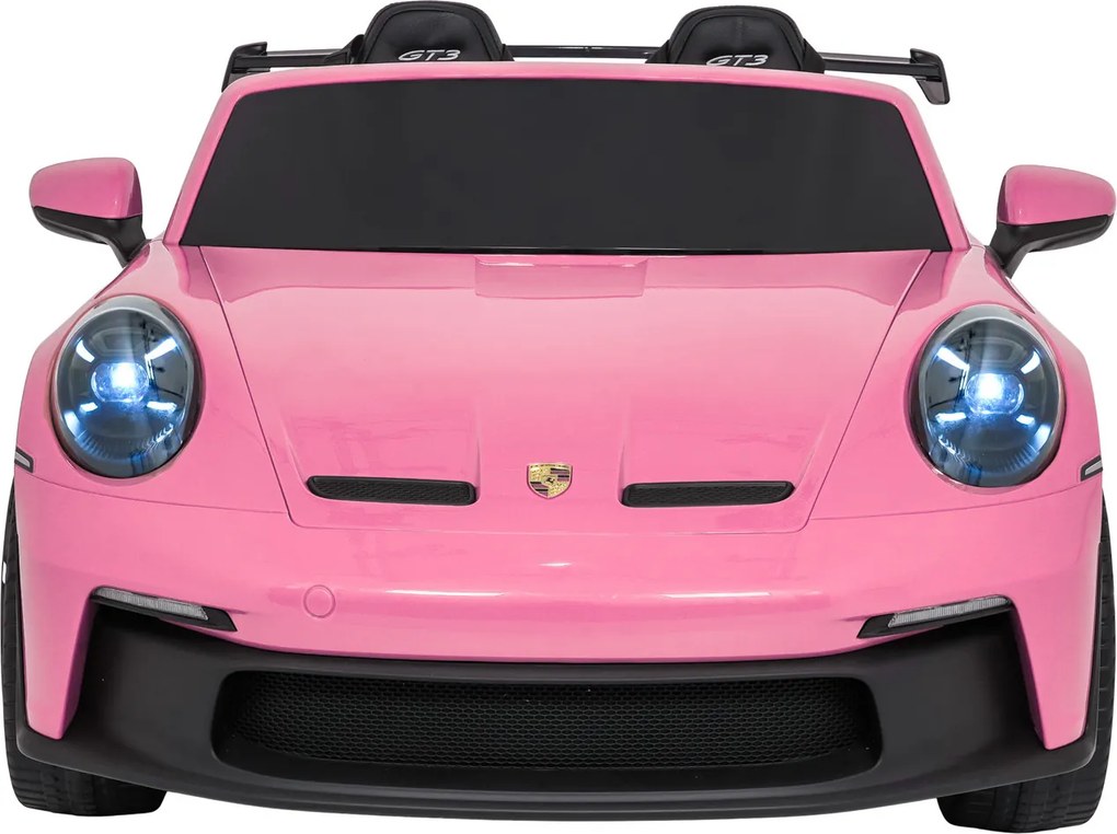 Carro elétrico para Crianças Porsche 911 GT3 STRONG MP4 24V, Rodas EVA, Rosa