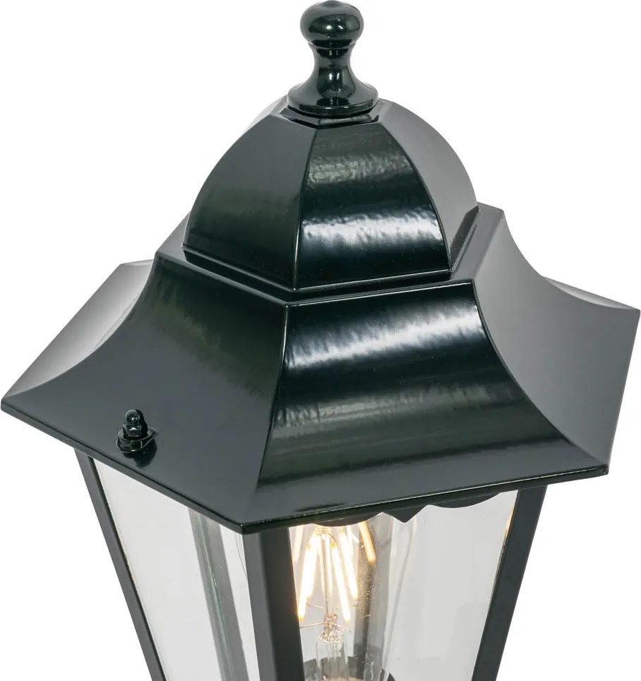 Base de lanterna clássica para exterior verde escuro IP44 - Nova Orleans