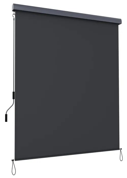Toldo vertical 1,6 x 2,5 m cinzento