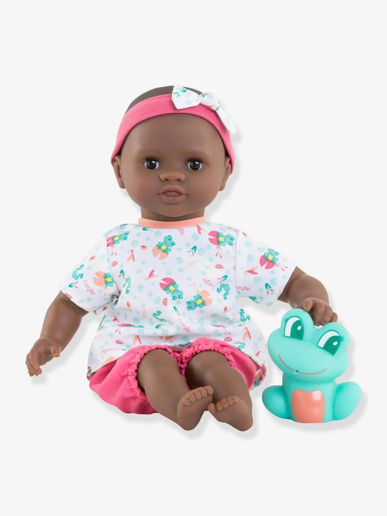 Boneca bebé banho Alyzée sapo, da COROLLE rosa