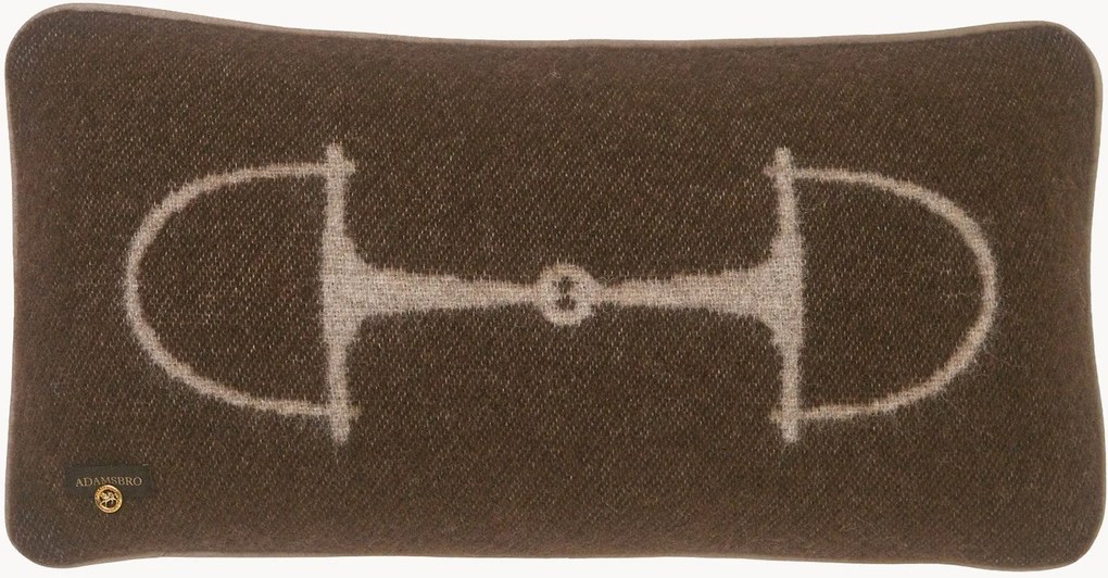Almofada reversível em lã com padrão jacquard Classic