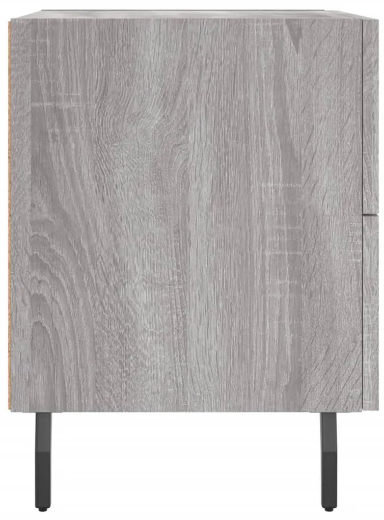 Mesa cabeceira 40x35x47,5 cm derivados madeira sonoma cinza