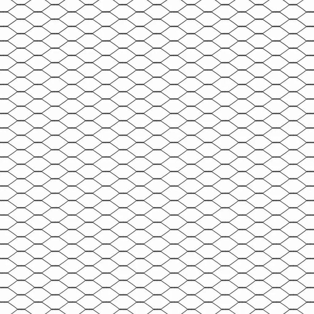 Conjunto de Cercas Conjunto de 2 Cinza Metal 25 x 1,5 m Durável