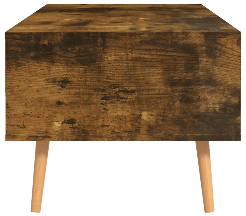Mesa de centro 100x49,5x43 cm derivados madeira carvalho fumado