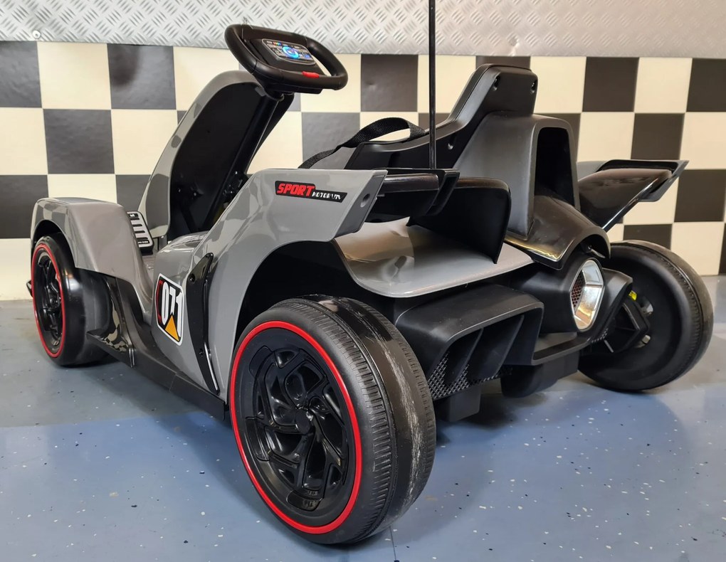 KART INFANTIL ELÉTRICO F1 24 VOLTS COM RC