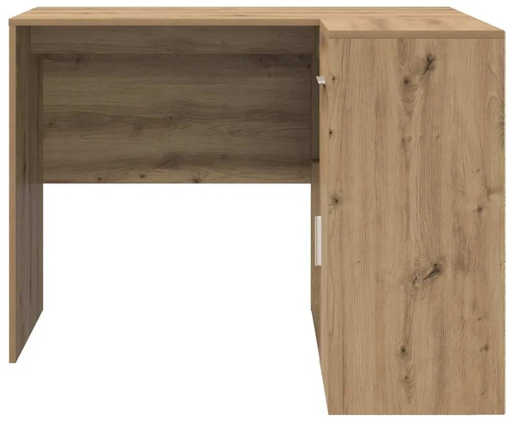 Mesa de Canto Carvalho Artesanal 102x88x75 cm Madeira engenheirada