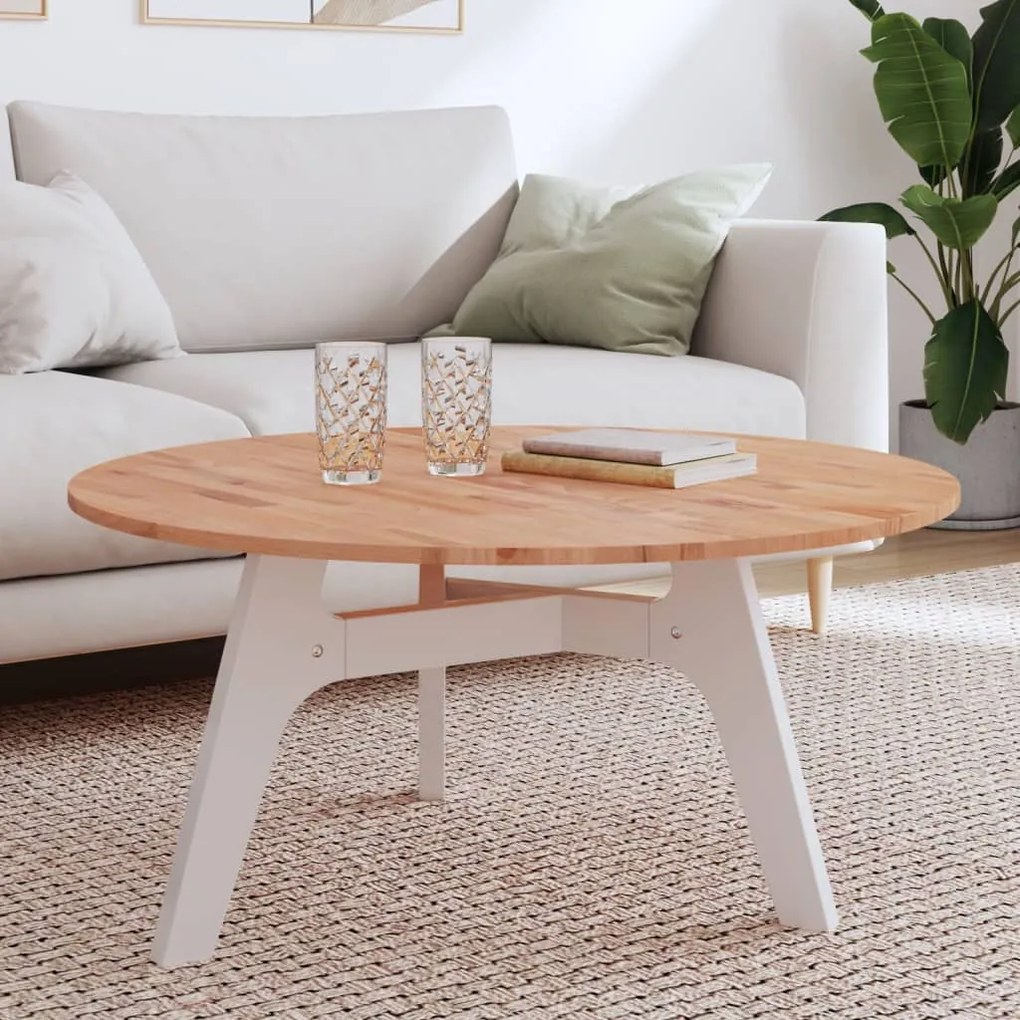 vidaXL Tampo de mesa redondo Ø90x1,5 cm madeira de faia maciça