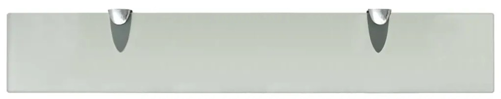 Prateleiras flutuantes 2 pcs vidro 60x10 cm 8 mm