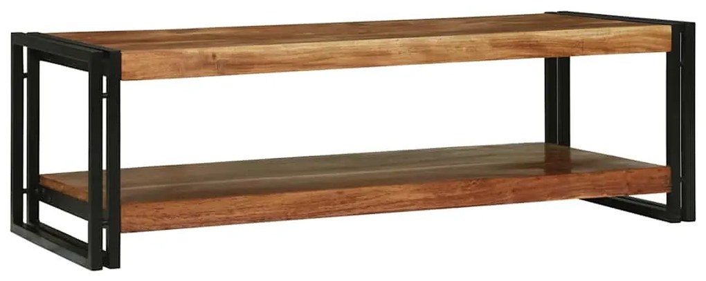 Mesa de Café 120x50x38 cm de Madeira Sólida de Acácia