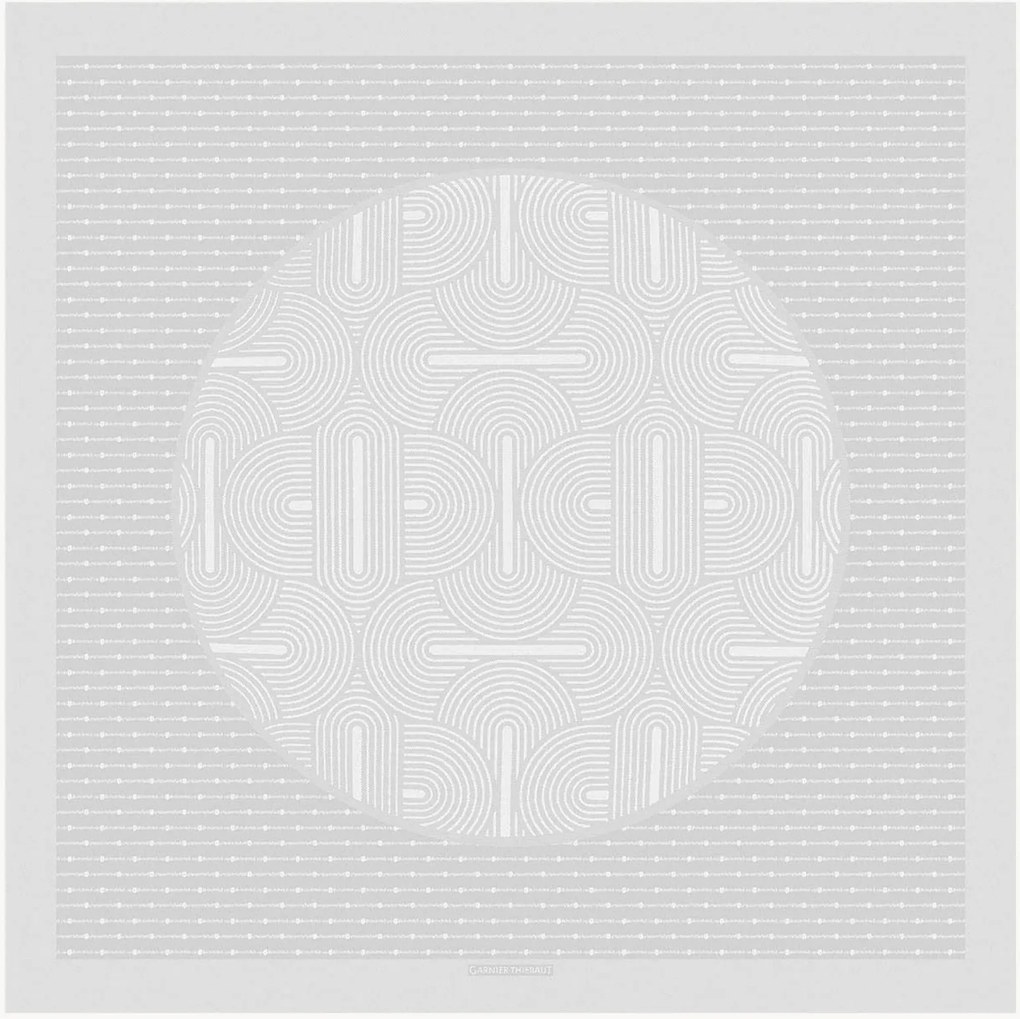 Toalha de mesa jacquard Le Cercle Blanc