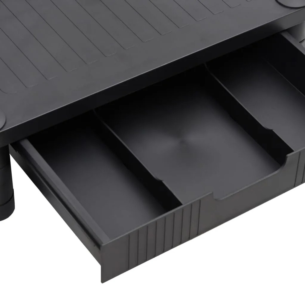 Suporte para monitor 43x30,5x13 cm preto