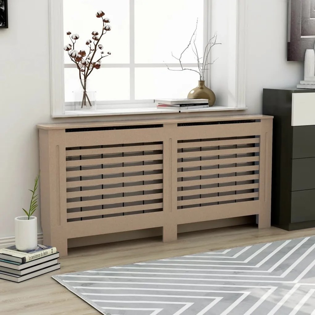 vidaXL Cobertura de radiador 172x19x81,5 cm MDF