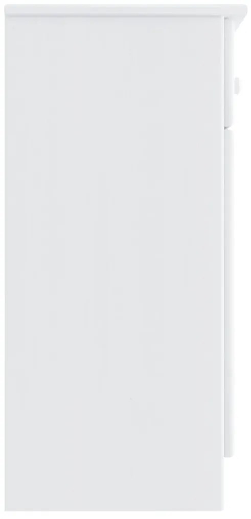 Aparador ALTA 112x35x73 cm madeira de pinho maciça branco