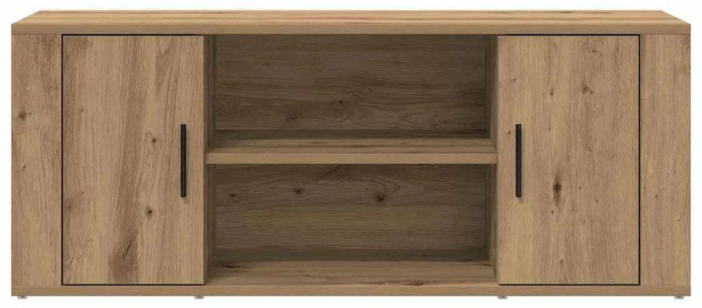 Armário de TV vidaXL Carvalho Artisan 100x35x40 cm Madeira engenheirad